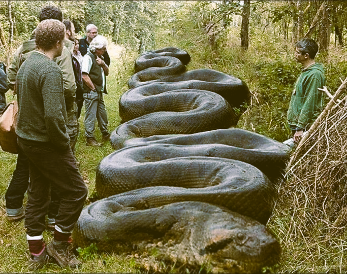 A large ‘beast’ was discovered by a hiker hidden along the banks of a ...